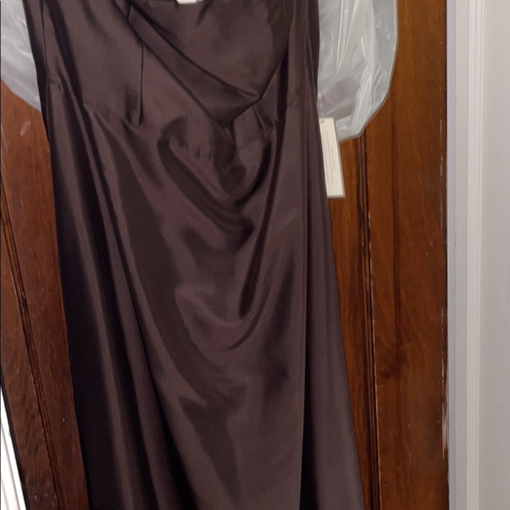 Brand new Ann Taylor Chocolate Satin gown
